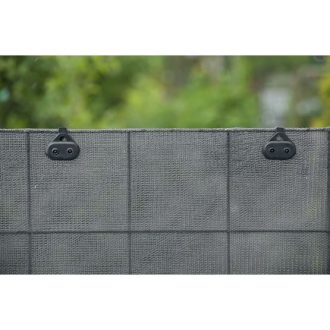 Árnyékoló háló rögzítő csiptető 10db-os, szürke