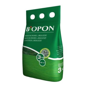 Biopon gyep műtrágya Moha-Stop 3 kg