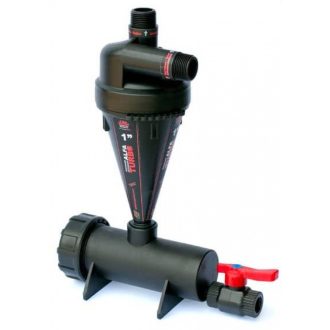   Hidrociklon, homokleválasztó, műanyag 1", 5bar 40-120l/perc 