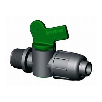 Irritec műanyag csap 16x3/4