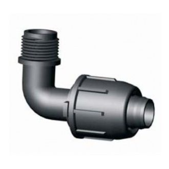 Könyökidom külső menettel 16 x 3/4