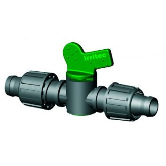 Csepegtető szalag toldó, zöld csapos 16x16