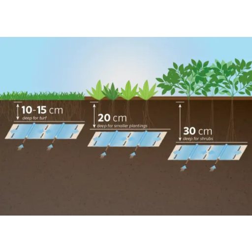 16/30cm 2l/h, PC, földalatti csepegtetőcső 100m