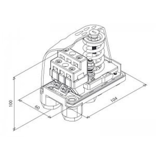 Nyomáskapcsoló  PM 5 (230V)