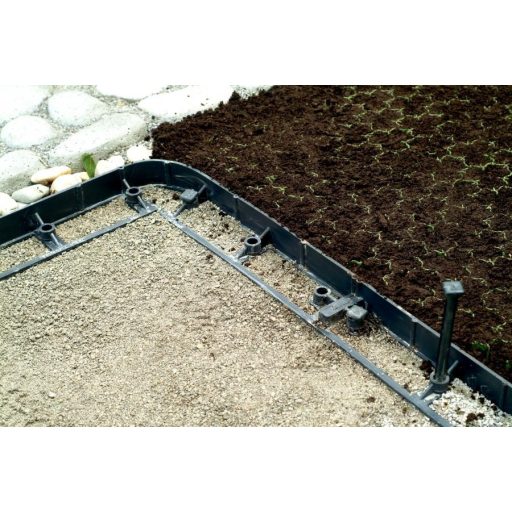 Rögzítő tüske univerzális ágyásszegélyhez, műanyag.