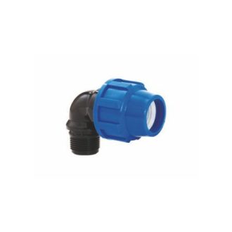 KPE könyök 25x3/4" KM 16bar