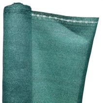 90%-os árnyékoló hatású, 160g/m2 súlyú árnyékoló háló, zöld színű.